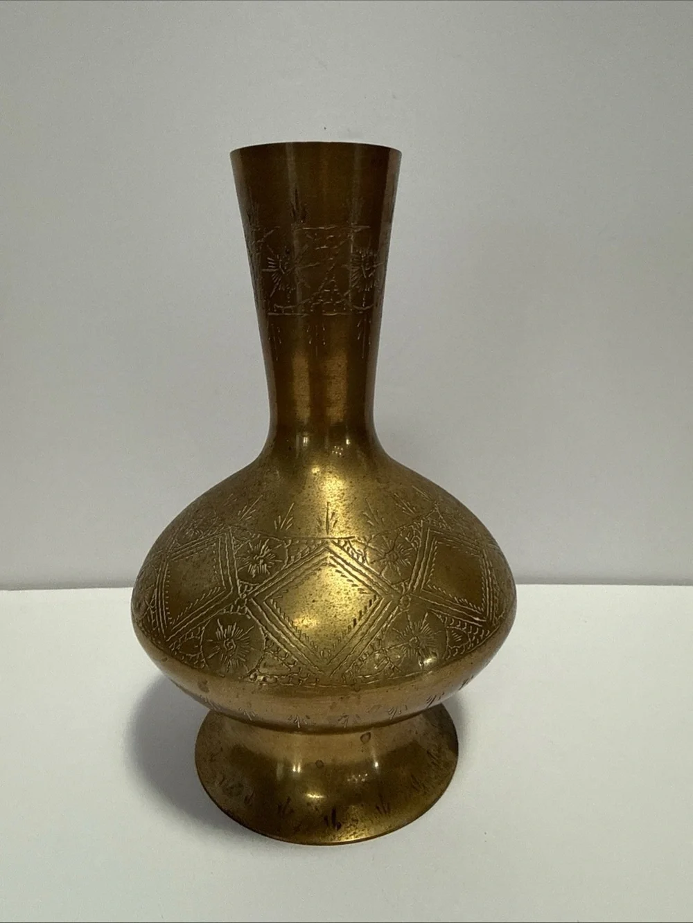 Brass Decorative Vase Solid Brass Saudi Arabia